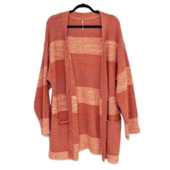🆕FREE PEOPLE  Southport Beach Long Cardigan Sz M - Picture 4 of 10